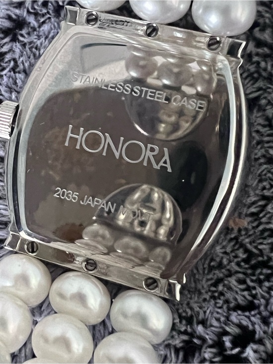 Vintage Honora Cultured Triple Strand Freshwater Pearl Cuff Watch NWOT main image 8